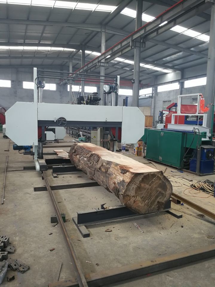heavy duty bandsaw horizontal mill machine for wide large diameter tree logs