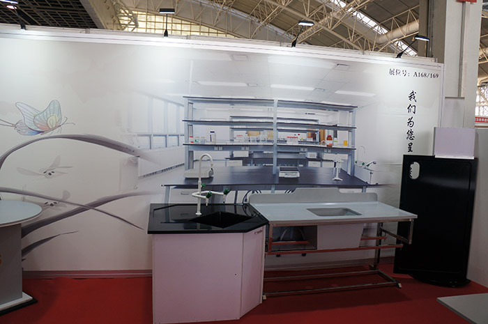 Resist strong slkalies corner countertop with monolithic , laboratory worktops