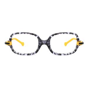Quality Customize Logo Acetate Frame Glasses Rectangle 4 Color Children Eye wholesale