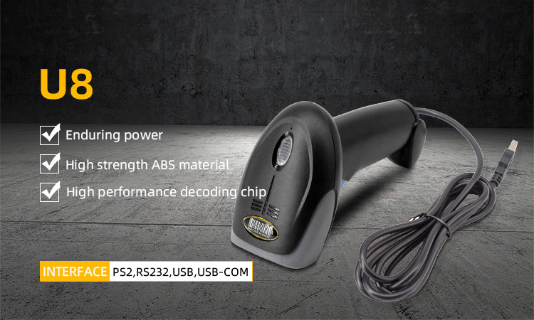 Manual Trigger Mode 2D Wireless Barcode Reader with Scanning and ≥4mil Optical Resolution