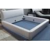 Buy cheap Pu leather padded headboard, modern design leather bed from wholesalers