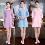Woven Fabric Hospital Staff Uniforms OEM Service Scrubs Set