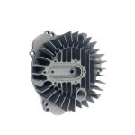 Silver Die Cast Aluminum Heat Sink Compact Electronic Heat Sink