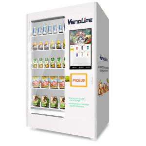 Quality Large Capacity Fresh Food Vending Machine 304SS Elevator Platform Dustproof wholesale