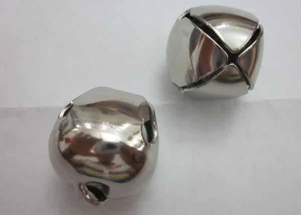 supply hard iron metal silver cross jingle bells for dog pet or toy of