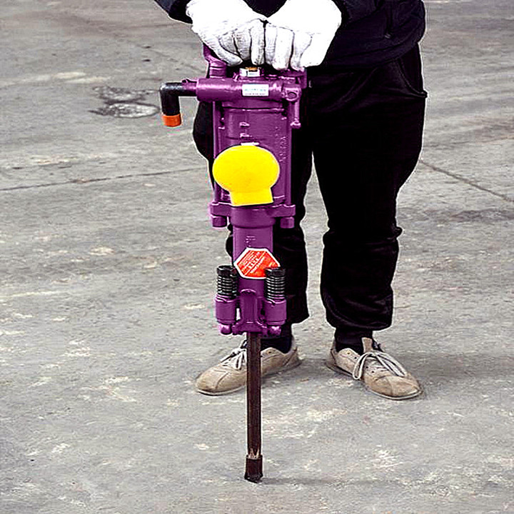 Portable Rock Drill YT28 Pneumatic Jack Hammer Mining Air Leg Rock Drill Machine