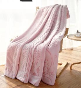 Quality Customized Luxury Flannel Throw Blanket Lightweight And Cozy For Office / Travel wholesale