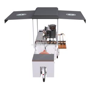 Quality Food Vehicle 255mm Front Wheel 500KG Coffee Vending Cart wholesale