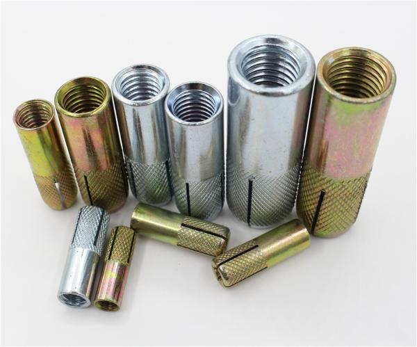 Carbon Steel Drop In Concrete Anchors 6mm - 20mm 1/4 - 3/4 For Concrete