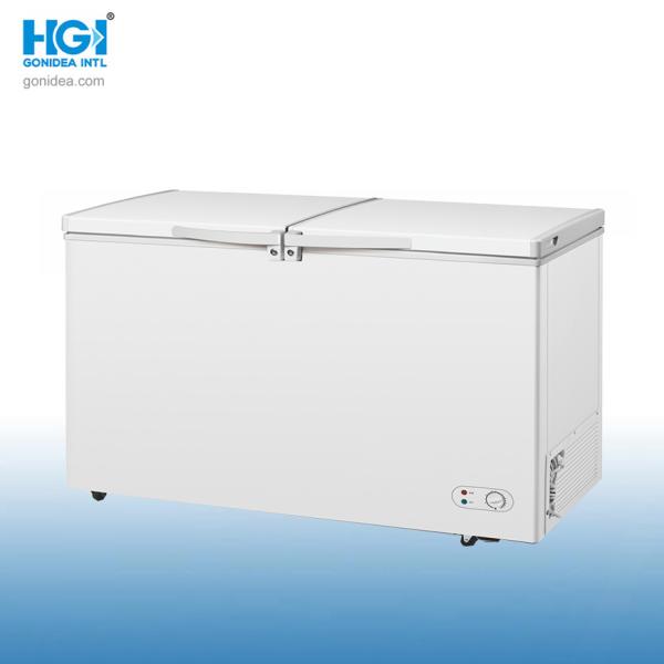Wholesaler Top Open Commercial Freezer Double Door Chest Freezer Model Bd/Bc