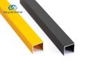 Aluminum U Profiles Electrophoresis Treatment Gold Color For Wall And Floor
