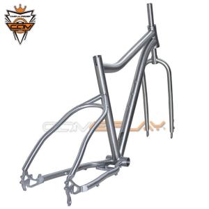 Quality High Hardness Bicycle Ti Frame Wear Resistant With Brushed Surface Treatment wholesale