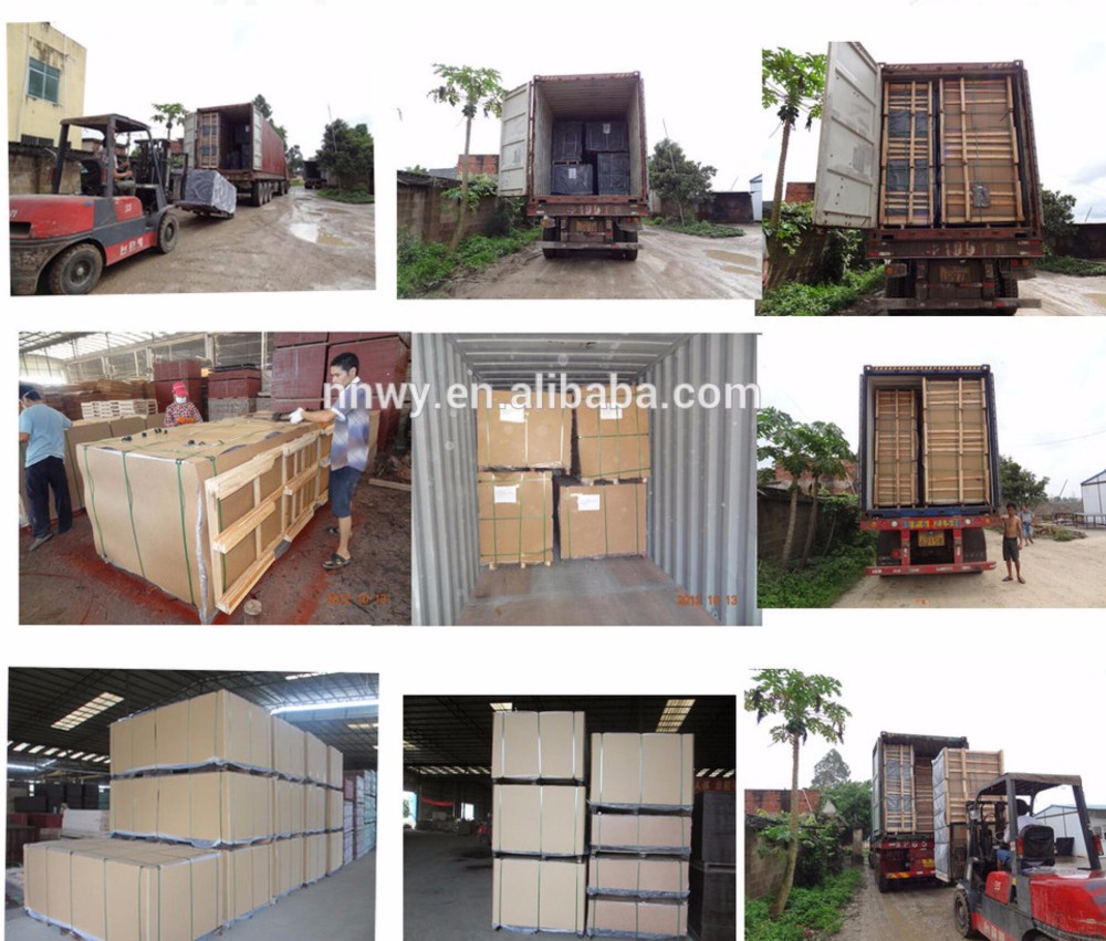 Full Poplar Core 1220*2440mm E0 CARB Laminate Faced Birch Plywood
