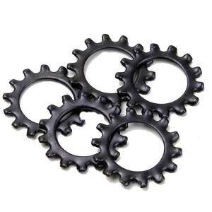 Quality Carbon Steel Black Oxide External Tooth Lock Washer DIN6797 Toothed Lock Washers wholesale