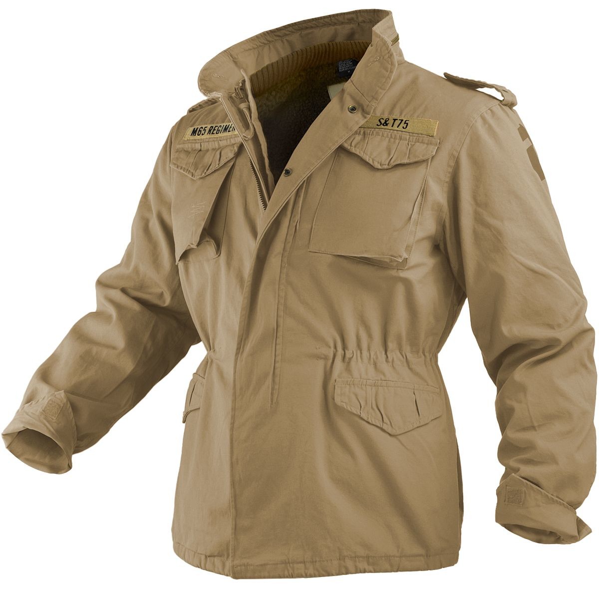 Cold Weather Polyester US Army M65 Field Jacket Outdoor Tactical M-1965 Rip Stop