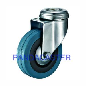 Quality Manmade Rubber Institutional Casters Light Duty 75MM Furniture Trolley Wheels wholesale