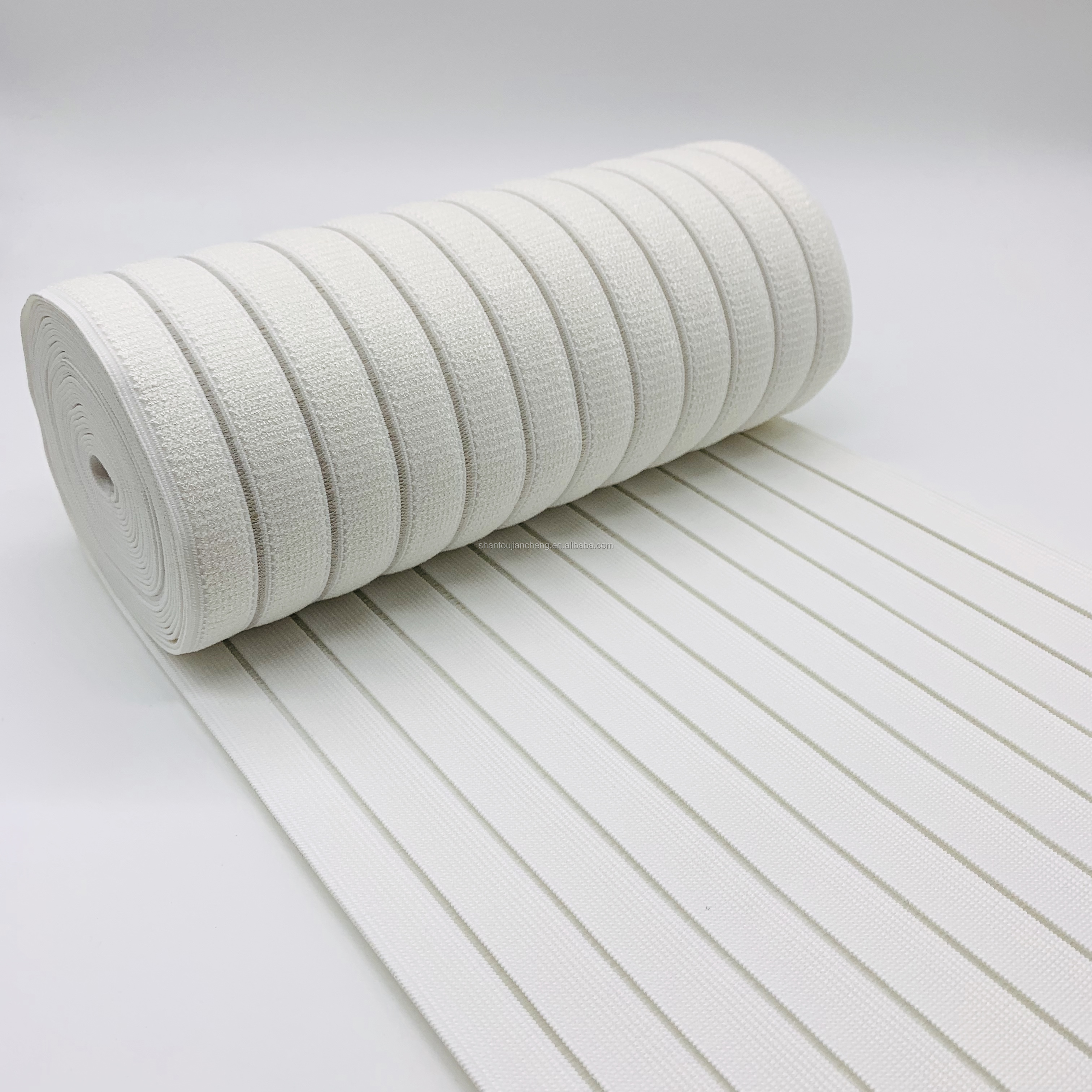 Wholesale high quality stain shiny bra elastic strap bias tape webbing elastic band for bra