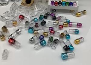 Quality 14mm 1g Empty Plastic Capsules Pharmaceutical Single Capsule Shells wholesale