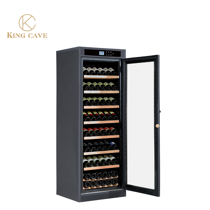 wooden wine cave