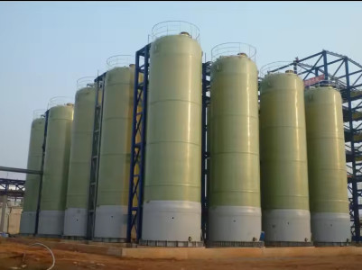 Customized Inlet Diameter Fuel Oil Storage fiberglass frp tanks For Industrial Fuel Storage Solutions