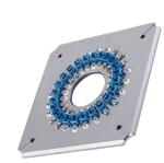 24 Ports SC UPC Connector Polishing Fixture Jig Heat Treated For Fiber Polisher