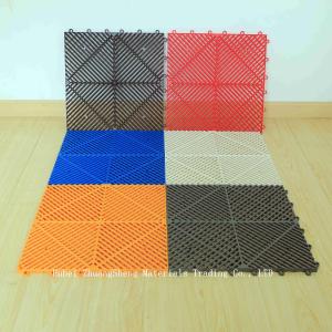 Quality 1.8mm Plastic Floor / Plastic Permeable Floor / Modern Interlocking PP Flooring Indoor Sports Plastic Floor Mats wholesale