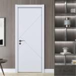 Crackproof 90 Minute Fire Rated Wood Doors 2.1m Natural Wooden Veneer