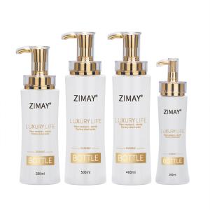 Quality 500ml Cosmetic Lotion Bottle PET Material , Empty Lotion Bottles With Pump wholesale