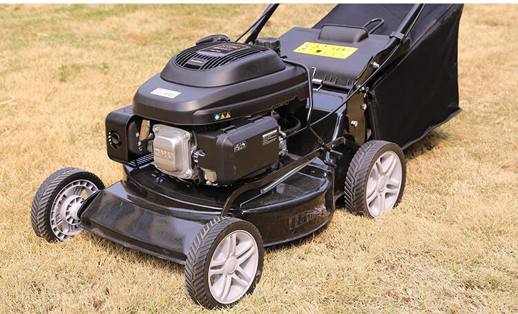 18" 21'' 196cc Gasoline Lawn Mower 3.5KW Hand Push Grass Cutting Machine