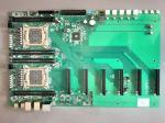Customized high quality motherboard X99-6plus motherboard ddr4 8gb 6gpu