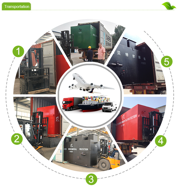 Small Scale Underground Wastewater Sewage Treatment Plant with 1000L/Hour Productivity