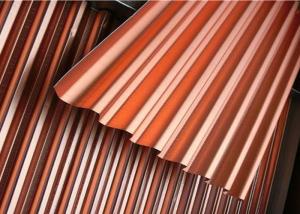 China O H Temper Aluminium Roofing Sheet , Light Weight Colored Sheet Metal Roofing  on sale