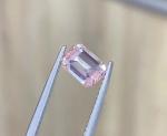 Synthetic Emerald Cut Lab Grown Pink Diamonds Jewelry Fancy Light Grade