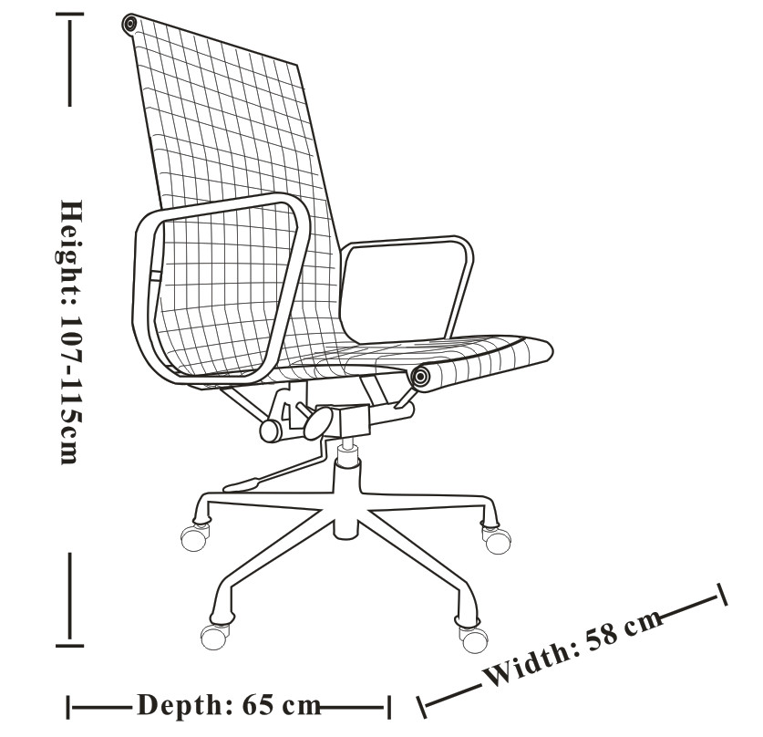Ergonomic Adjustable Office Chair , Aluminium Group Chair For Administrative