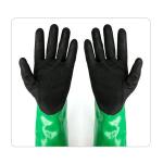 Construction Workers Long Cuff Chemical Resistant Gloves