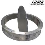 200mm 150mm 110mm Stainless Steel Flanged Ventilation Butterfly Valve For Water