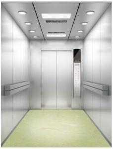 China Energy Saving 1600KG Hospital Bed Elevator Fuji VVVF Control Medical Bed Lift on sale