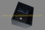 Molded marine edge epoxy undermount sink lab furniture for pharmaceutical