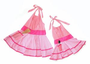 Quality Parent Child Pink Cute Polyester Kitchen Cooking Apron wholesale