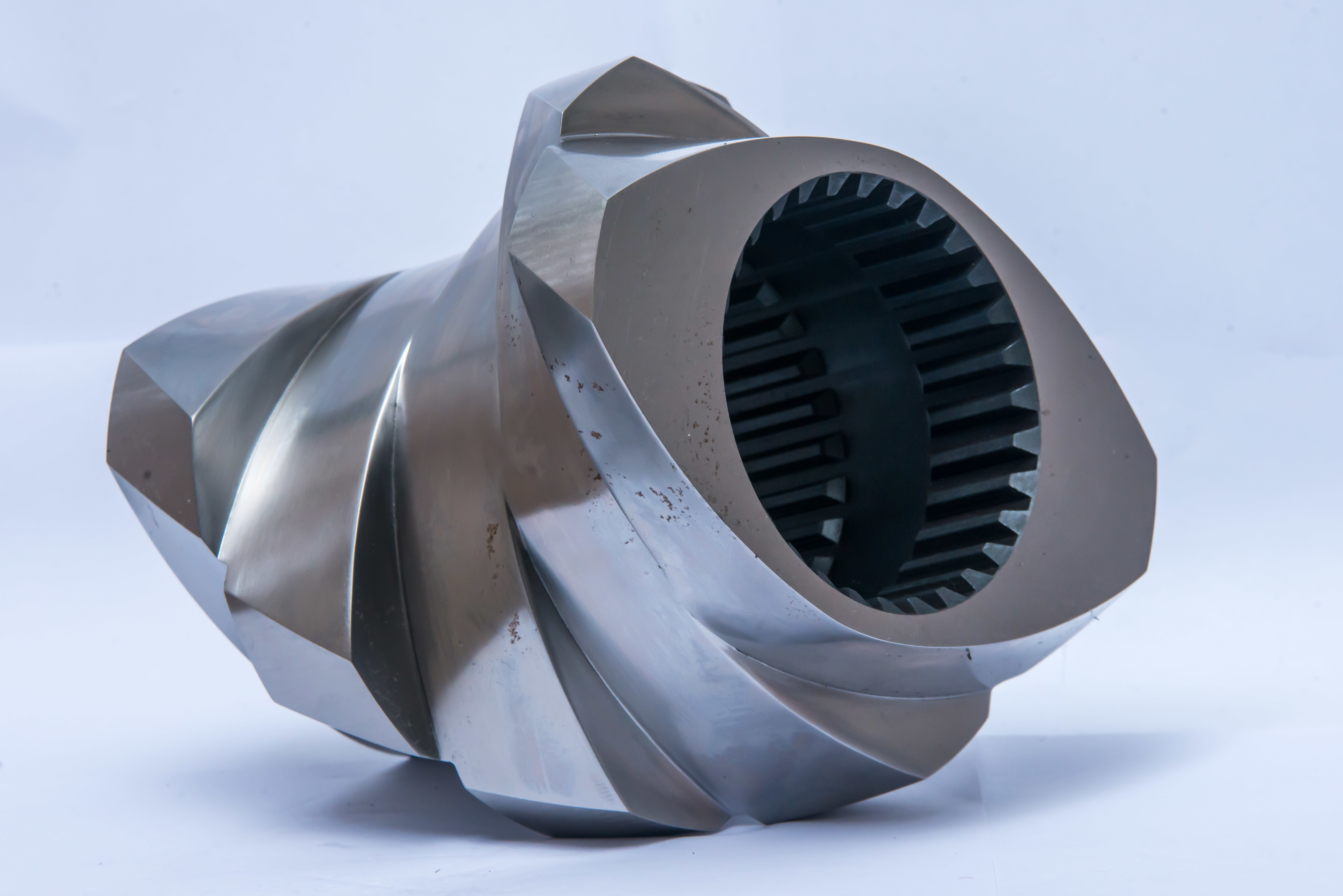Involute Spline Extruders Machine Parts 38CrMOAla HIP TDK Screw Element Screw Components
