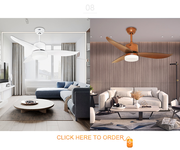 1stshine Ceiling Fan with Light Modern LED Design and Customized Options