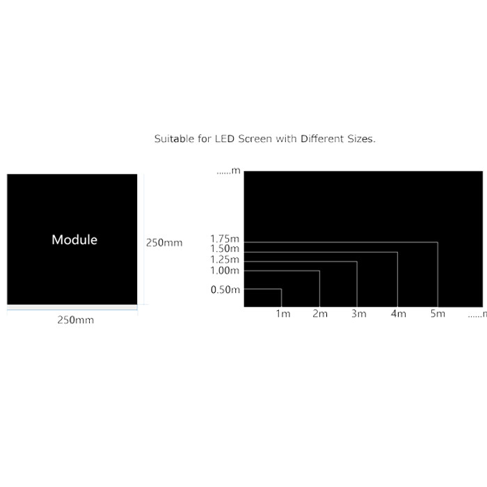 Building Ultra Bright Full Color LED Display SMD1921 1R1G1B 1/16S Scan Mode