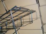 20 Pockets Folded Wire Magazines Display Floor Stand