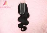 Cuticle Aligned Virgin Brazilian Body Wave Hair 2*6 Transparents Lace