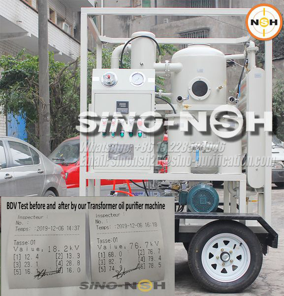 1 μm Fineness Vacuum Transformer Oil Purifier 12000 LPH Water Removal