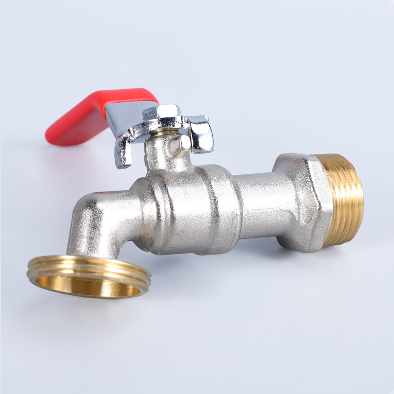 Plastic Connector S60X6 1/2" Double Faucet for Garden IBC Tank Adapter Tap Brass Material
