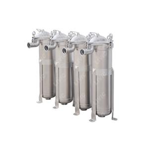 China Polyester Bag Filter Housing 200gpm 1/2 Inch Manual Change Filter Bags on sale