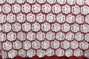 Quality Garment Accessories Chemical Lace Fabric Water Soluble lace fabric in Different Color wholesale