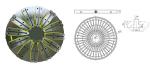ISO 13kg/Cm2 58cm Ndfeb Magnetic Lathe Chuck
