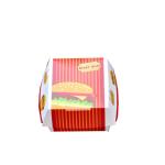 Recyclable Takeout Paper Burger Boxes Packaging Customized Logo Food Packing